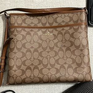 Brown Coach crossbody